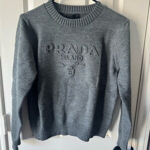 Prada Charcoal Knitwear